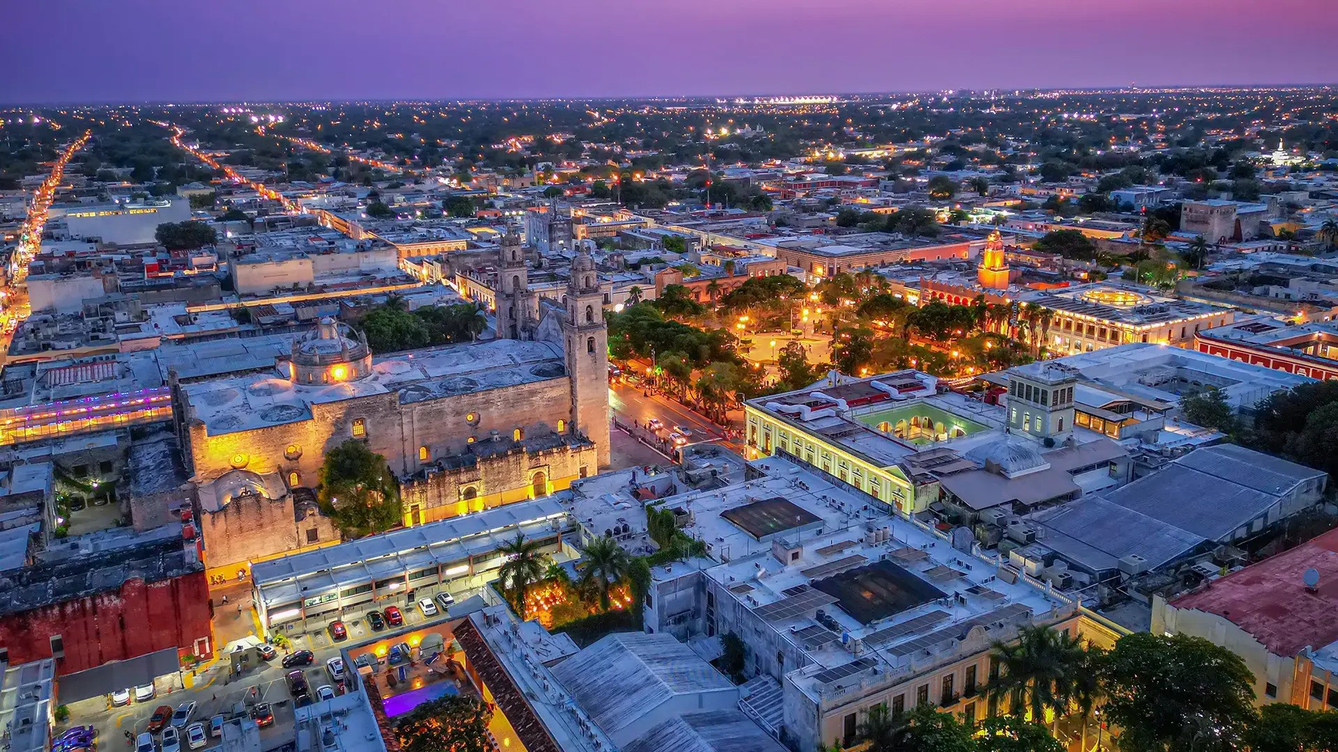 Historic streets in one of the safest cities in Mexico to visit