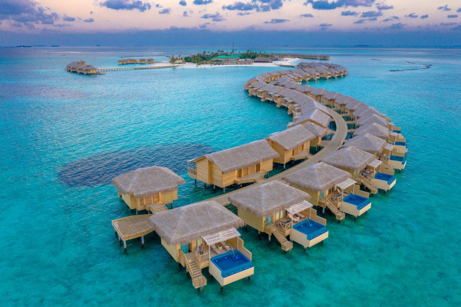 Soneva Jani overwater villa featuring one of the best resorts with private pools in the Maldives